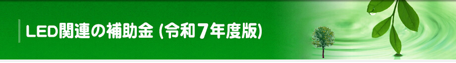 LED関連の補助金 (令和6年度版)