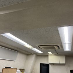 株式会社エナック様　自社ビル内照明LED化　事業所用補助金利用