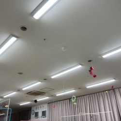 介護施設　マイウェイ四谷様　　施設内天井照明LED化