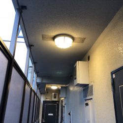 クオリア上鷺宮様　共用部廊下・階段照明LED化
