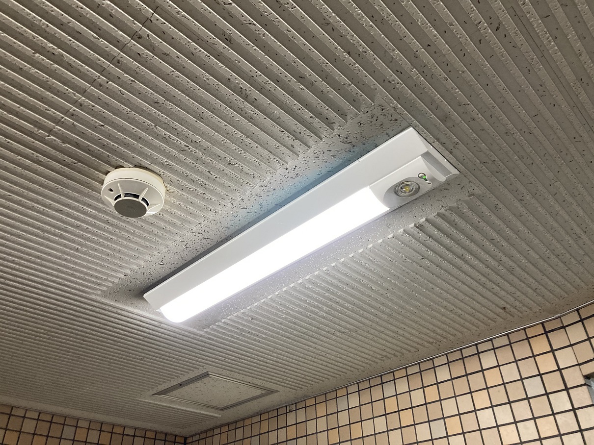 プランドールイナゲ様　共用部照明全LED化　+　新宿区補助金利用