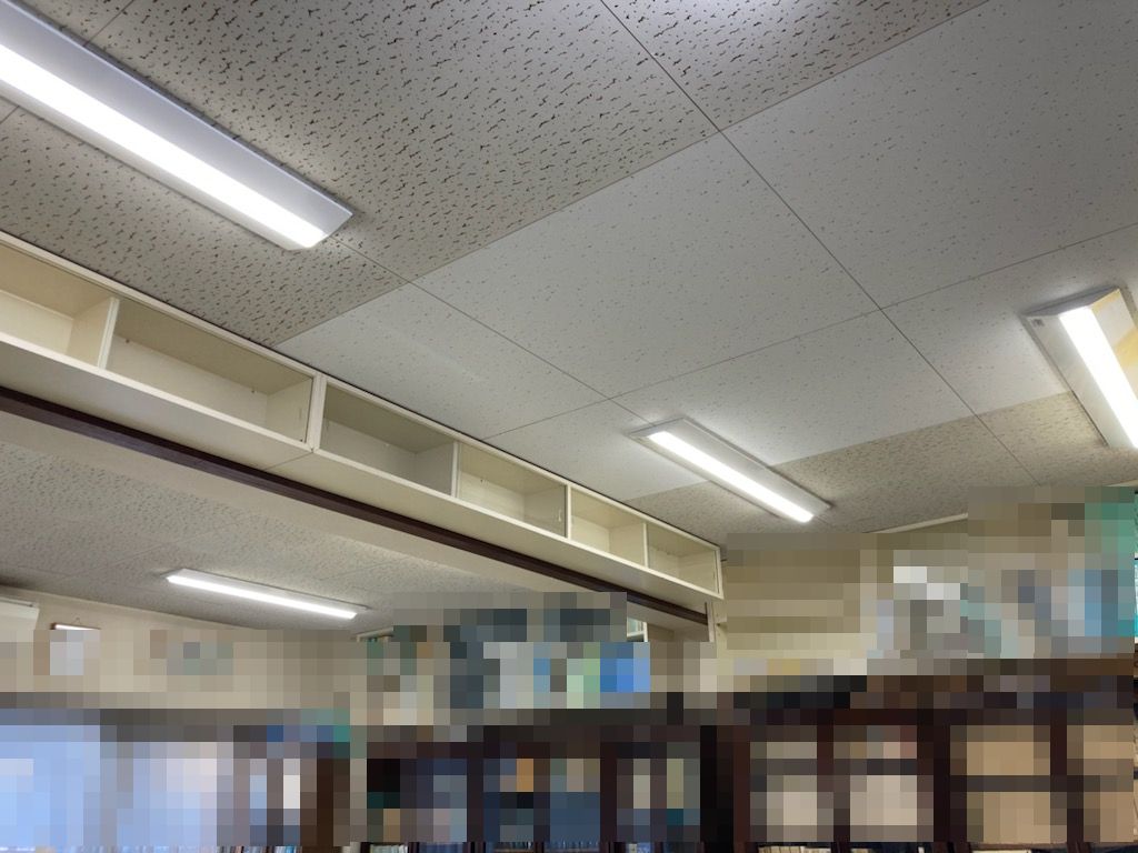 NPO法人様事務所内の天井照明を全LED化